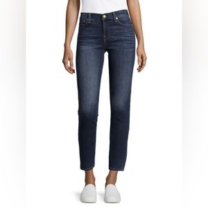 7 for all mankind Gwenevere Jeans blue woman's size 30 straight leg denim 💙